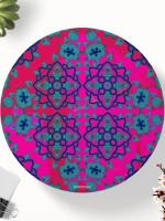 Delightful Flower Motif Round & Square Coaster Set of 6 Pcs