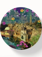 Rajasthani Heritage Fort Table Coasters Set of 6 Pc