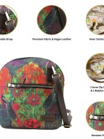 Colour Splash Flower Crossbody Bag