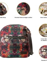 Multicolour Floral Cool Crossbody Bag For Women