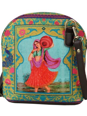 Matka Queen Cross Body Canvas Bag