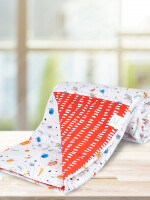 Swaas Antimicrobial 100% Cotton Kids Space Galaxy Quilt