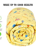 Swaas Antimicrobial 100% Cotton Kids Space Galaxy Quilt