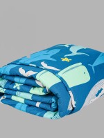 Swaas Antimicrobial 100% Cotton Kids Blue Wonder Quilt