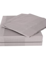 Double bedsheet,100% Pure Cotton 10CM Stripes Graphite Bedsheet Set