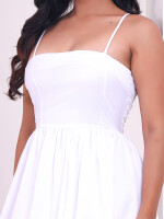 White Satin Prom Dress,Crafted from the finest materials