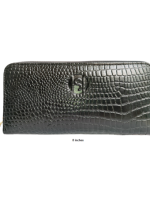 Black Genuine Leather Party Wallet