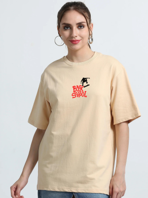 skate love oversized tshirt - Bonkstreet for women