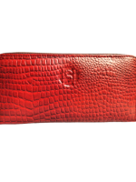 Maroon Genuine Leather Party Wallet