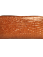 Tan Genuine Leather Party Wallet