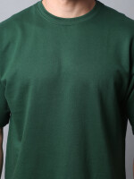 Forest Green Oversized T-shirt for Men's