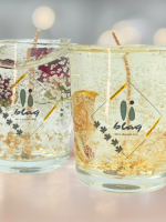 GEL CANDLES, Crystal Gel Wax Scented Candle with Dried Flowers