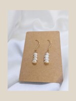 Latest elegant pearl dangle earrings