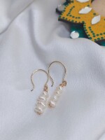 Latest elegant pearl dangle earrings