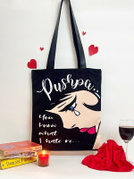 Bag, with famous dialogue, Pushpa I hate Tears