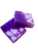 Lush Lavender Handmade Soap, calming aroma of lavender essential oil, while the rich glycerin formula gently nourishes your skin