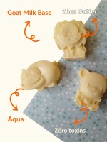 Fun & playful mixed animals & cars soap set of 6