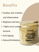 Sobek naturals Kesar Glowing face mask pack 100 g