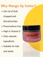 Mango kiss luxurious lip balm butter for hydrated lips