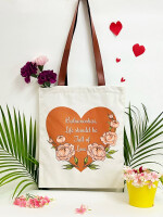 Bag with tagline, Babumoshai Love