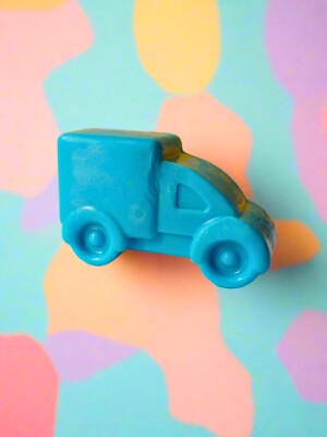 Car shaped kids soap bar