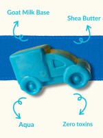 Car shaped kids soap bar