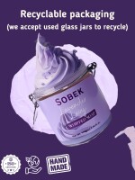 Sobek Naturals Lavender lavy purple whipped cream soap 100 g