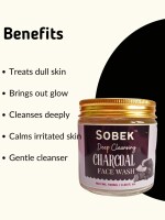 Sobek Naturals Activated Charcoal deep cleansing homemade facewash 100 ML