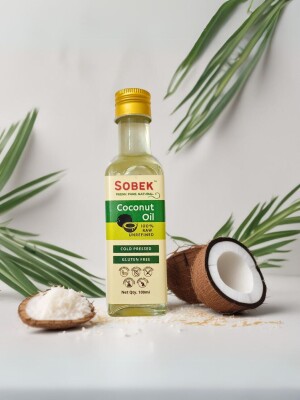 Sobek Naturals Pure Coconut Oil | Cold Pressed gluten free 100 ML