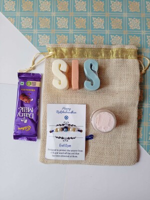 Personal care customised Rakhi hamper (SIS soaps)