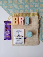 Personal care customised Rakhi hamper (BRO- SIS soaps)