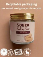 Earthy Elixir: Sobek Naturals Clay Face Body Scrub (100g)