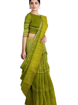 Pure Tussar Ghicha Saree,a stunning blend of traditional craftsmanship and modern elegance.