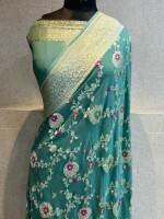 Elegant Georgette Silk Saree – A Perfect Blend of Style and Grace