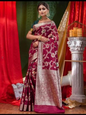 Elegant Georgette Silk Saree – A Perfect Blend of Style and Grace