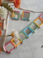 Pastel Multicolor Choker Set