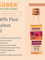 Pure walnut cold pressed unrefined oil