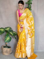 Elegant Georgette Silk Saree – A Perfect Blend of Style and Grace