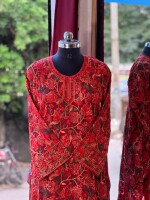 Exquisite Kashmiri Embroidery Georgette Kurta – A Timeless Beauty