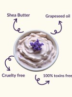 Sobek Naturals Lavender lavy purple whipped cream soap 100 g