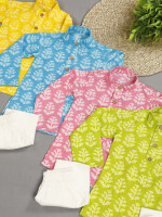 Pure cotton, Kids Block Print Kurta Pajama sets