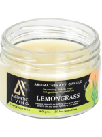 Aesthetic Living 3 wick Soywax Lemongrass Candle,This non-toxic candle provides a clean burn with only Fragrance released into the air.