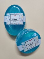 Aqua blue cologne,herbal Menthol Cool Soap - Set of 2