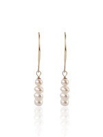 Latest elegant pearl dangle earrings