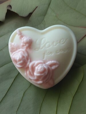 Handmade Designer Love Soaps - Set of 2