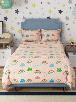 Single bed sheet , Swaas Vibgyor 100% Cotton Antimicrobial Kids Bedsheet Set
