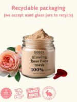 Sobek naturals Rose Glowing powder face mask pack 100 g