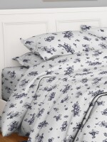 Single,king size, queen size, Antimicrobial 100% Cotton Foliage Floral Bedsheet Set