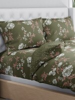 Swaas Antimicrobial 100% Cotton Dusty Floral Pillow Cover