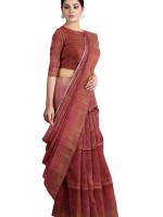 Pure Tussar Ghicha Saree,a stunning blend of traditional craftsmanship and modern elegance.